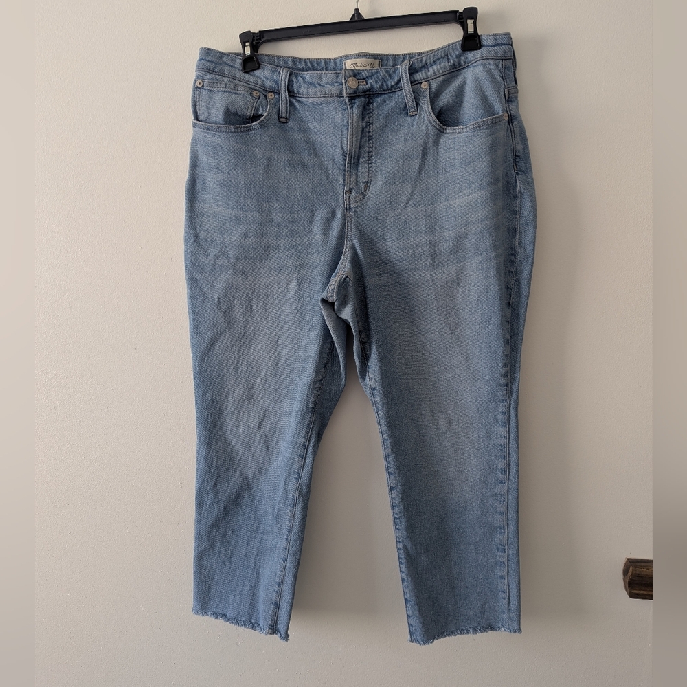 Madewell Curvy Perfect Vintage Jeans Size 33 Petite Light Wash